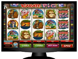 Karate Pig - this is bonza fun ! Karate Pig