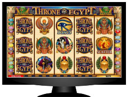 Throne of Egypt Throne of Egypt poker machine